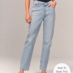 NWT Abercrombie & Fitch High-Rise Dad Jeans